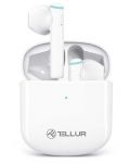 Bežične slušalice Tellur - Aura, TWS, bijele - 1t