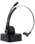 Bežične slušalice s mikrofonom T'nB - ACTIV 300M Mono, crne - 1t