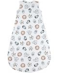 Vreća za spavanje za bebe Meyco Baby - Tog 0.5, 86 cm, Animals - 2t