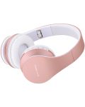 Bežične slušalice PowerLocus - P1, ružičasto/zlatne - 2t