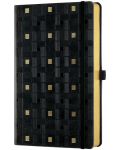 Dnevnik Castelli Copper & Gold - Weaving Gold, 13 x 21 cm, s linijama - 2t