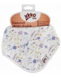 Bandana za bebe od bambusa Xkko - Blue Wildflowers - 2t