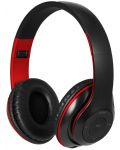 Bežične slušalice s mikrofonom Xmart - 06R, crno/crvene - 1t