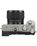 Fotoaparat bez zrcala Sony - Alpha 7C, FE 28-60mm, Silver - 2t