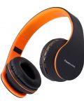 Bežične slušalice PowerLocus - P1, narančaste - 3t