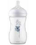Bočica za bebe Philips Avent - Natural Response 3.0, sa sisačem 1m+, 260 ml, Koala - 4t