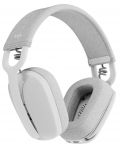 Bežične slušalice s mikrofonom Logitech - Zone Vibe 100, bijelo/sive - 2t