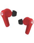 Bežične slušalice OTL Technologies - Super Mario, TWS, crvene - 3t