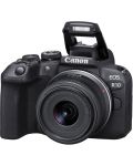 Kamera bez ogledala Canon - EOS R10, 18-45mm STM, Black + Adapter Canon EF-EOS R - 6t