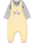 Kombinezon i majica za bebe Sterntaler -S pačićem, 56 cm, 3-4 mjeseca, žuti - 1t