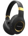 Bežične slušalice PowerLocus - P4 Plus, crno/zlatne - 1t