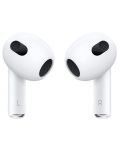 Bežične slušalice Apple - AirPods 3, Lightning Case, TWS, bijele - 1t