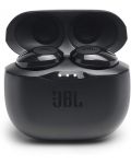 Bežične slušalice s mikrofonom JBL - T125TWS, crne - 2t