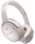 Bežične slušalice s mikrofonom Bose - QuietComfort 45, ANC, bijele - 2t