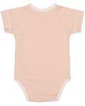 Bodi za bebe Lassig - 50-56 cm, 0-2 mjeseca, rozo-zeleni, 2 komada - 3t