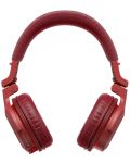 Bežične slušalice s mikrofonom Pioneer DJ - HDJ-CUE1BT, crvene - 4t