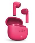 Bežične slušalice SBS - One Color, TWS, ružičaste - 1t
