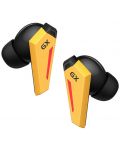 Bežične slušalice Edifier - GX07, TWS, ANC, žuto/crne - 5t