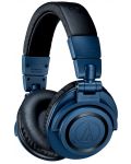 Bežične slušalice Audio-Technica - ATH-M50xBT2DS, crno/plave - 1t