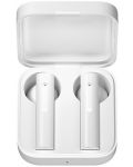 Bežične slušalice s mikrofonom Xiaomi - Mi 2 Basic, TWS, bijele - 1t