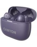Bežične slušalice Canyon - CNS-TWS10, ANC, ljubičaste - 5t