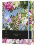 Dnevnik Castelli Eden - Giraffe, 13 x 21 cm, bijeli listovi - 1t