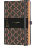 Bilježnica Castelli Copper & Gold - Greek Copper, 13 x 21 cm, s linijama - 1t