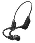 Bežične slušalice s mikrofonom ProMate - Ripple, crne - 2t