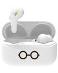 Bežične slušalice OTL Technologies - Harry Potter Glasses, TWS, bijele - 1t