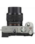 Fotoaparat bez zrcala Sony - Alpha 7C, FE 28-60mm, Silver - 3t