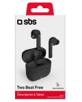 Bežične slušalice SBS - Beat Free, TWS, crne - 3t