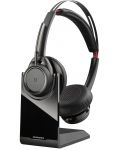 Bežične slušalice Plantronics - Voyager Focus UC USB-C, ANC, crne - 1t