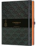 Bilježnica Castelli Copper & Gold - Art Deco Copper, 19 x 25 cm, na linije - 1t