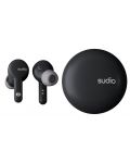 Bežične slušalice Sudio - A2, TWS, ANC, crne - 1t