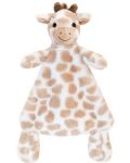 Igračka za bebu Keel Toys - Žirafa za maženje, 25 cm, smeđa - 1t