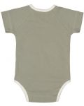 Bodi za bebe Lassig - 50-56 cm, 0-2 mjeseca, rozo-zeleni, 2 komada - 8t