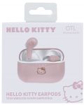 Dječje slušalice OTL Technologies - Hello Kitty, TWS, ružičaste/bijele - 4t