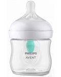 Bočica za bebe Philips Avent - Natural Response 3.0, AirFree, sa sisačem 0m+, 125 ml - 4t