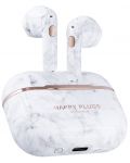Bežične slušalice Happy Plugs - Hope, TWS, White Marble - 3t