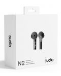 Bežične slušalice Sudio - N2, TWS, crne - 6t