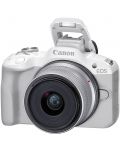 Kamera bez ogledala Canon - EOS R50, RF-S 18-45mm, f/4.5-6.3 IS STM, bijela + Objektiv Canon - RF, 15-30mm, f/4.5-6.3 IS STM - 3t