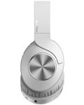Bežične slušalice s mikrofonom A4tech - BH300, bijele/sive - 5t