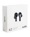 Bežične slušalice Sudio - A2, TWS, ANC, crne - 7t