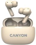 Bežične slušalice Canyon - CNS-TWS10, ANC, bež - 1t