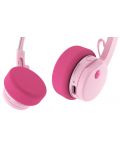 Bežične slušalice s mikrofonom Defunc - Mondo Freestyle, ružičaste - 4t