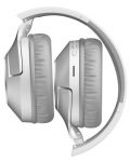 Bežične slušalice s mikrofonom A4tech - BH300, bijele/sive - 4t