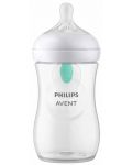 Bočica za bebe Philips Avent - Natural Response 3.0, AirFree, sa sisačem 1m+, 260 ml - 4t