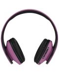 Bežične slušalice PowerLocus - P2, crno/ljubičaste - 3t