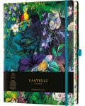 Bilježnica Castelli Eden - Lily, 19 x 25 cm, na linije - 1t