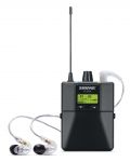 Bežični mikrofonski sustav Shure - P3TRA215CL-R12, crni - 2t